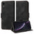 Embossed Rhombus Starry Leather Phone Case