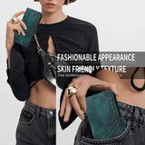 Embossed Rhombus Starry Leather Phone Case