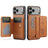 Fierre Shann Oil Wax Cow Leather Card Holder Back Phone Case