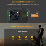 Smartphone Oukitel WP32 - Resistente IP68/IP69K, 5,93 pulgadas, Android 13, Unisoc Tiger T606 de ocho núcleos, NFC, OTG, 4G, 4 GB + 128 GB