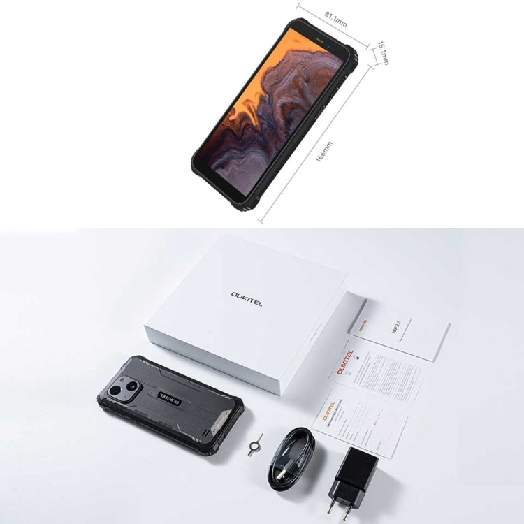 Smartphone Oukitel WP32 - Resistente IP68/IP69K, 5,93 pulgadas, Android 13, Unisoc Tiger T606 de ocho núcleos, NFC, OTG, 4G, 4 GB + 128 GB