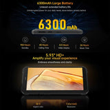 Smartphone Oukitel WP32 - Resistente IP68/IP69K, 5,93 pulgadas, Android 13, Unisoc Tiger T606 de ocho núcleos, NFC, OTG, 4G, 4 GB + 128 GB