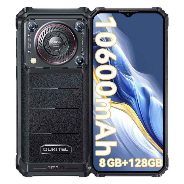 Oukitel WP36, IP68/IP69K, Fingerprint Identification, 10600mAh Big Battery, 6.52 inch MediaTek