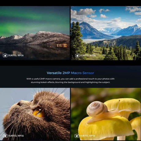 Oukitel WP36, IP68/IP69K, Fingerprint Identification, 10600mAh Big Battery, 6.52 inch MediaTek