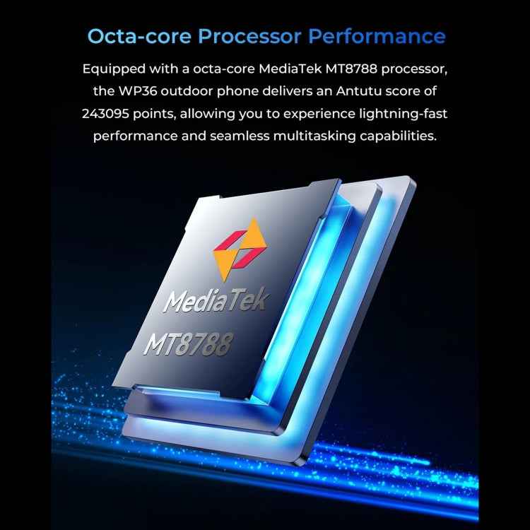 Oukitel WP36, IP68/IP69K, Fingerprint Identification, 10600mAh Big Battery, 6.52 inch MediaTek