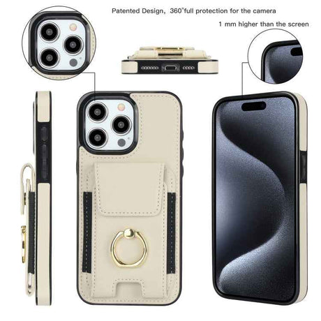 Elastic Card Bag Ring Holder Phone Case