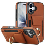 Elastic Card Bag Ring Holder Phone Case