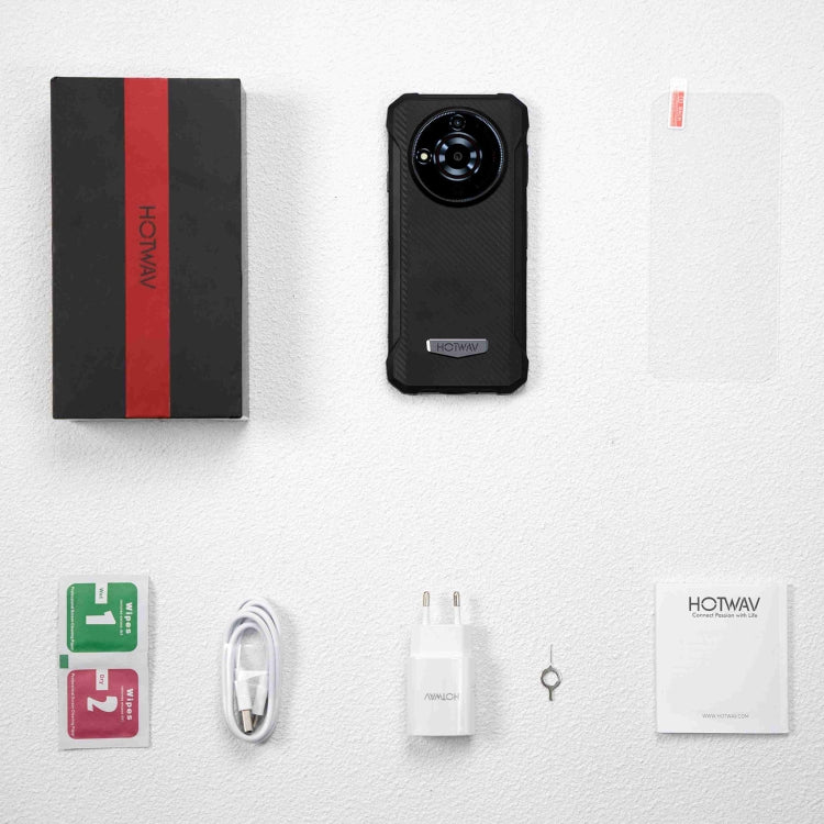 HOTWAV T7 Rugged Android Phone - 6.52 Inch, 6280mAh, MT8788 Octa Core, 4GB+128GB, 4G, OTG