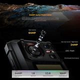 HOTWAV W11 Rugged Phone, Night Vision, 20800mAh, 6.6 inch Android 13, 64 MP Ultra Clear Main Camera,Recording Call