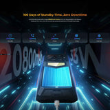 HOTWAV W11 Rugged Phone, Night Vision, 20800mAh, 6.6 inch Android 13, 64 MP Ultra Clear Main Camera,Recording Call