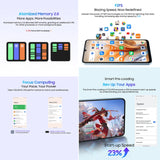 Blackview COLOR 8 Smartphone with Fingerprint & Face Identification, 6.75" Display, Android 13, Unisoc T616 Octa Core, 4G Network, 8GB+128GB & 8GB+256GB Options