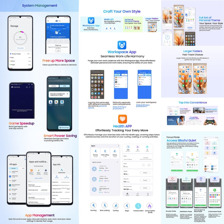 Blackview COLOR 8 Smartphone with Fingerprint & Face Identification, 6.75" Display, Android 13, Unisoc T616 Octa Core, 4G Network, 8GB+128GB & 8GB+256GB Options