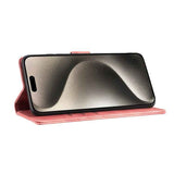 Pen Heart Cat Embossed Leather Phone Case