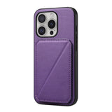 D04 Calf Texture Dual Card Slot Holder Phone Case