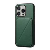 D04 Calf Texture Dual Card Slot Holder Phone Case