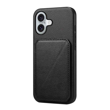 D04 Calf Texture Dual Card Slot Holder Phone Case