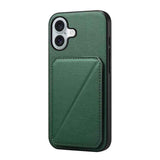 D04 Calf Texture Dual Card Slot Holder Phone Case
