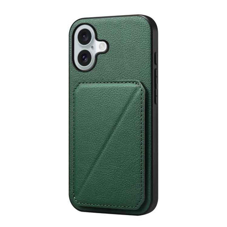 D04 Calf Texture Dual Card Slot Holder Phone Case
