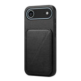 D04 Calf Texture Dual Card Slot Holder Phone Case