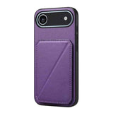 D04 Calf Texture Dual Card Slot Holder Phone Case
