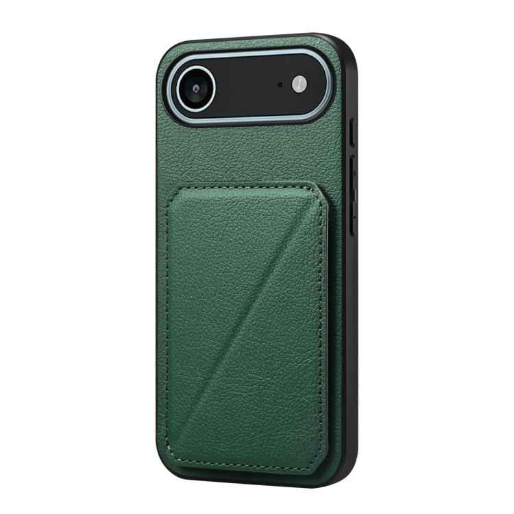 D04 Calf Texture Dual Card Slot Holder Phone Case