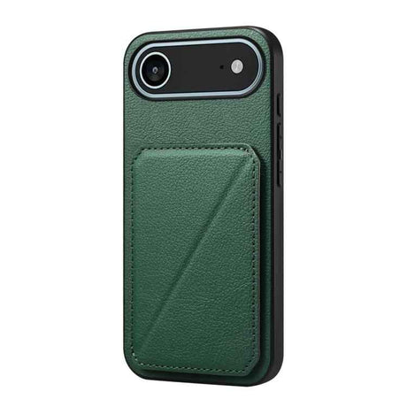 D04 Calf Texture Dual Card Slot Holder Phone Case