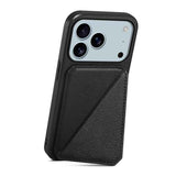 D04 Calf Texture Dual Card Slot Holder Phone Case