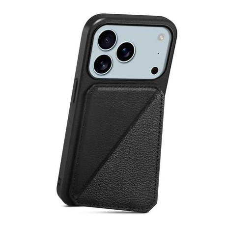 D04 Calf Texture Dual Card Slot Holder Phone Case