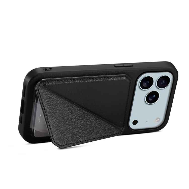 D04 Calf Texture Dual Card Slot Holder Phone Case