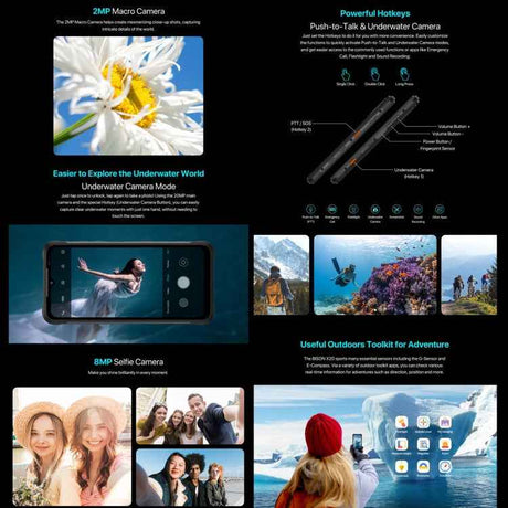 UMIDIGI BISON X20, 6GB+128GB, Face ID & Side Fingerprint Identification, 6.53 inch Android 13 MediaTek Helio P60