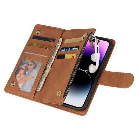 Multifunctional Multi-Card Wallet Phone Leather Case