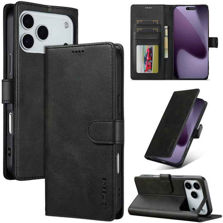 LC.IMEEKE Calf Texture Horizontal Flip Leather Case