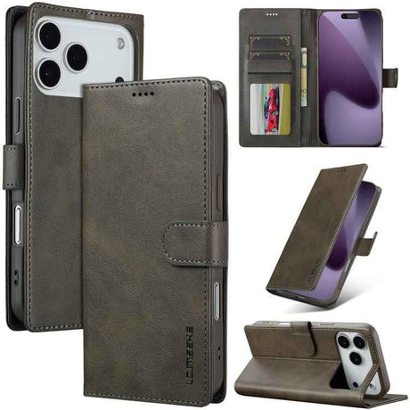LC.IMEEKE Calf Texture Horizontal Flip Leather Case