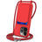 Integrated Card Bag Solid Color Liquid Silicone Phone Case with Lanyard