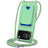 Integrated Card Bag Solid Color Liquid Silicone Phone Case with Lanyard