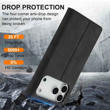 LC.IMEEKE Strong Magnetism Microfiber Leather Phone Case