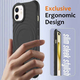 Wave Texture MagSafe Magnetic Liquid Silicone Phone Case