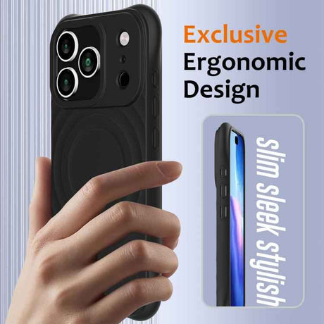 Wave Texture MagSafe Magnetic Liquid Silicone Phone Case