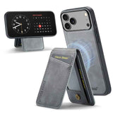 Fierre Shann Cowhide Vertical Flip Magnetic Card Holder Phone Case