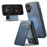 Fierre Shann Cowhide Vertical Flip Magnetic Card Holder Phone Case