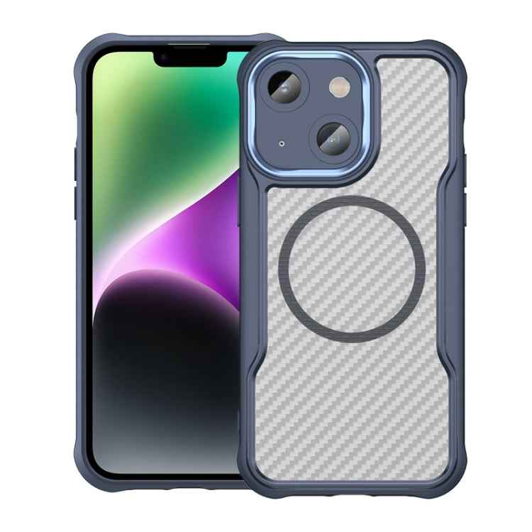 Carbon Fiber Texture MagSafe Translucent Phone Case, For iPhone 15, For iPhone 14 / 13, For iPhone 14 Pro, For iPhone 14 Pro Max, For iPhone 13 Pro Max, For iPhone 13 Pro