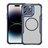 Carbon Fiber Texture MagSafe Translucent Phone Case, For iPhone 15, For iPhone 14 / 13, For iPhone 14 Pro, For iPhone 14 Pro Max, For iPhone 13 Pro Max, For iPhone 13 Pro
