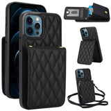 YM015 Crossbody Rhombic Card Bag RFID Phone Case