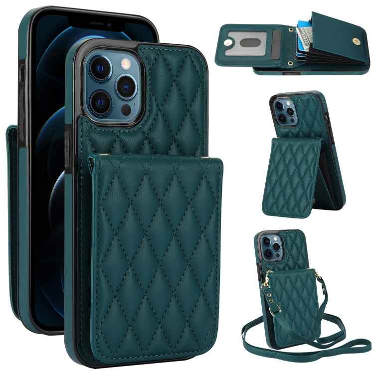 YM015 Crossbody Rhombic Card Bag RFID Phone Case