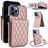 YM015 Crossbody Rhombic Card Bag RFID Phone Case