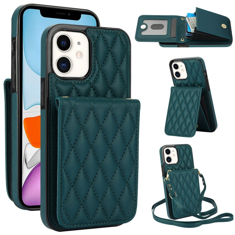 YM015 Crossbody Rhombic Card Bag RFID Phone Case