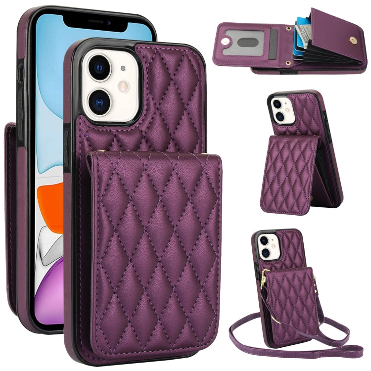 YM015 Crossbody Rhombic Card Bag RFID Phone Case