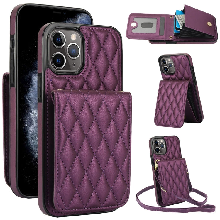 YM015 Crossbody Rhombic Card Bag RFID Phone Case