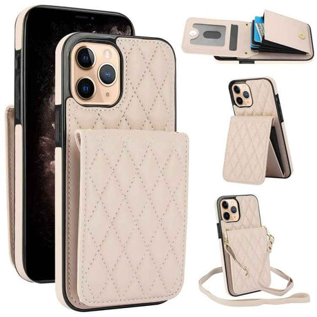 YM015 Crossbody Rhombic Card Bag RFID Phone Case