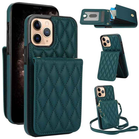 YM015 Crossbody Rhombic Card Bag RFID Phone Case